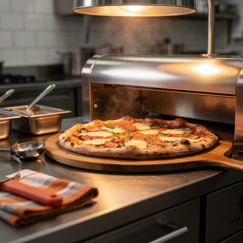 Pizza-Finishing und Warmhaltezone – InfrarotOfen